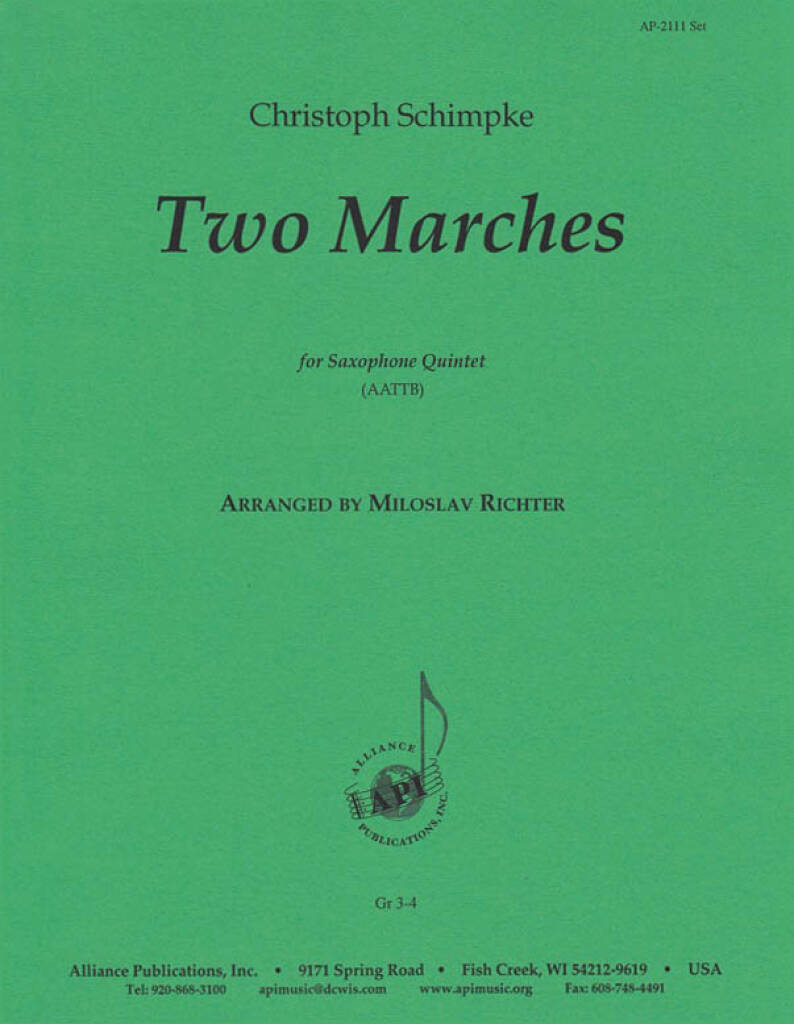 Two Marches - Sax 5 (sattb)